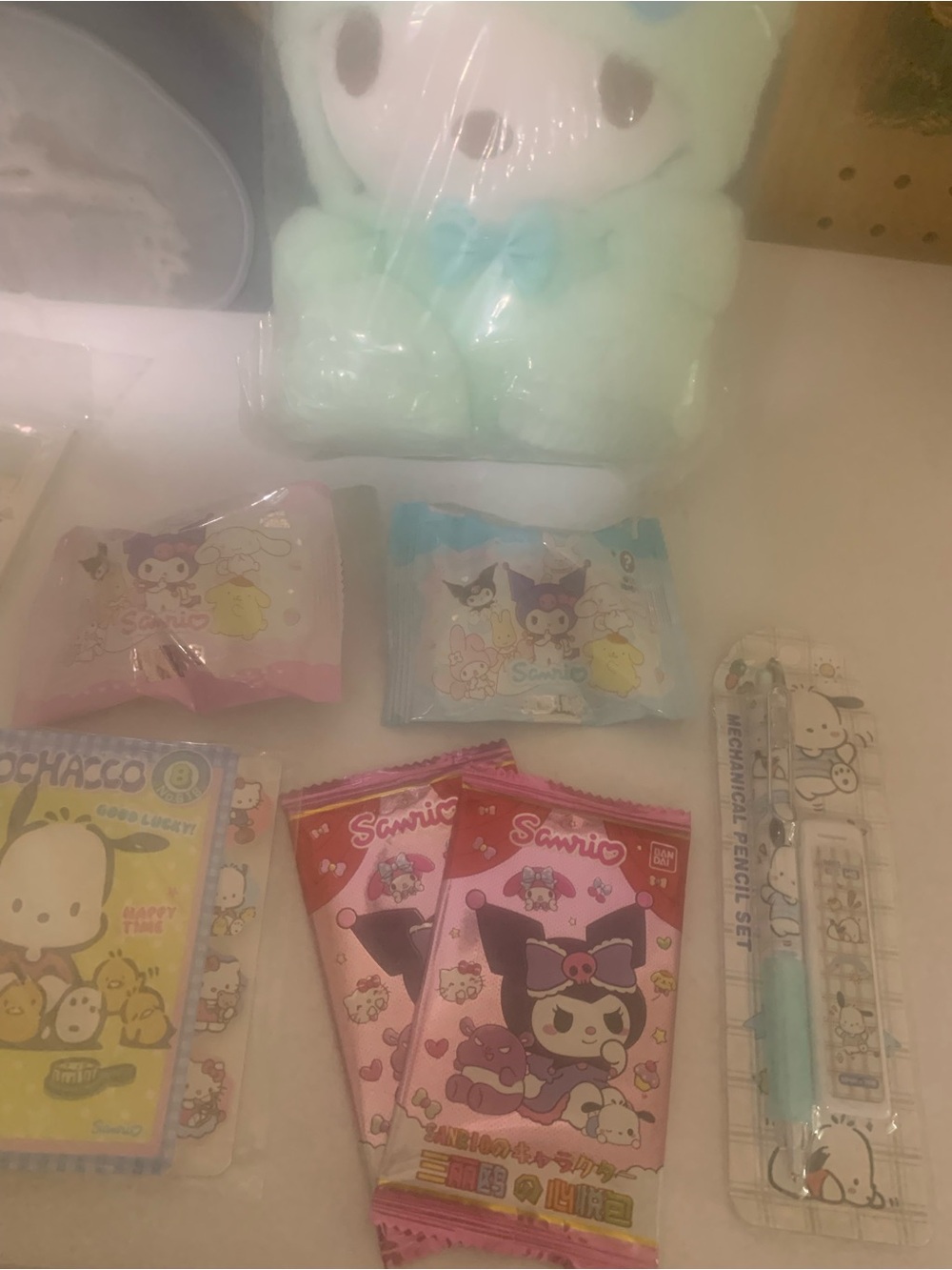 Bundle box # 88 Hello Kitty pochacco Mint pencil case and school supplies - Picture 5 of 5